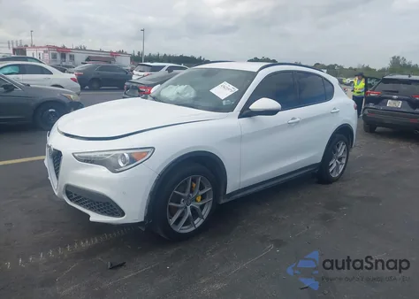 2018 Alfa Romeo Stelvio Ti Sport Awd from USA, damaged, VIN ZASFAKNN6J7B69348